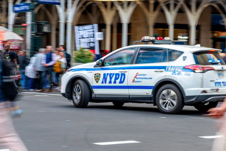 Une voiture du NYPD