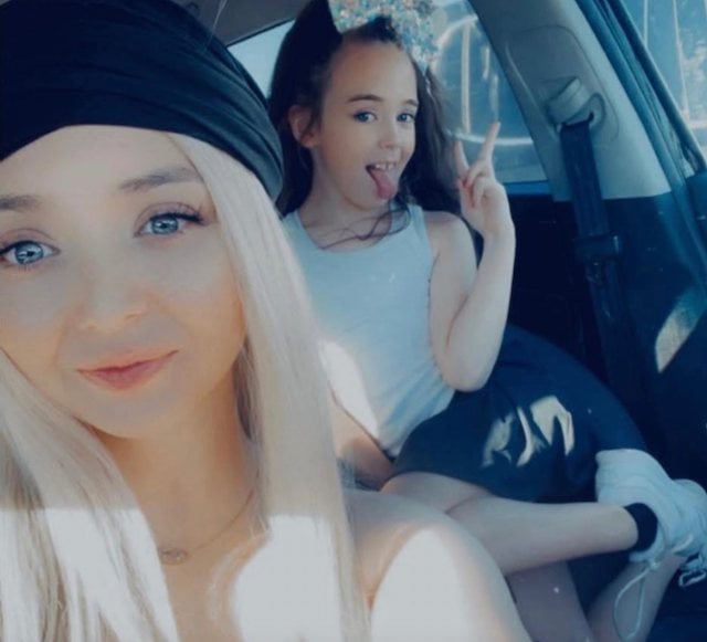 Kaylin Gawf et sa fille de 9 ans