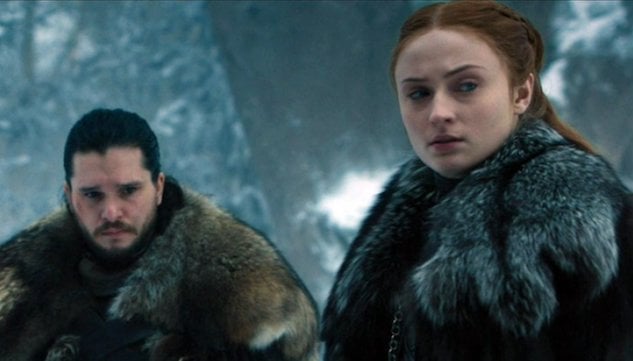 Kit Harington et Sophie Turner dans la s&eacute;rie Game of Thrones 