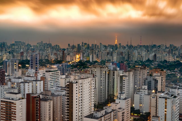 Ville de S&atilde;o Paulo, au Br&eacute;sil