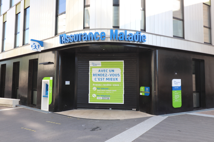 Un bureau de l'Assurance maladie