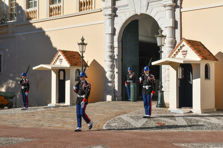 Les carabiniers du prince de Monaco