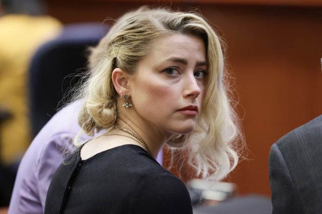 Amber Heard au proc&egrave;s