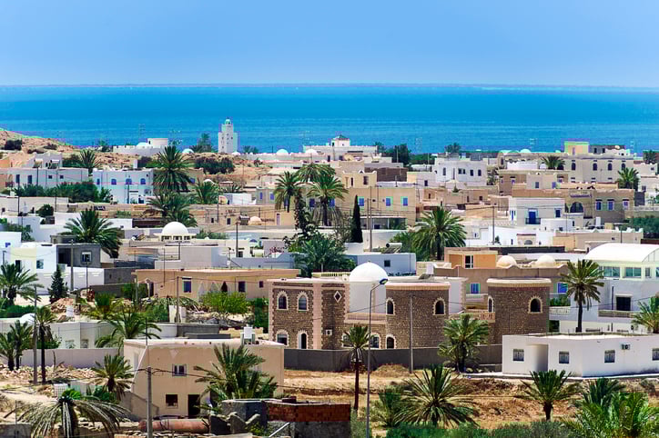 La ville de Djerba, en Tunisie