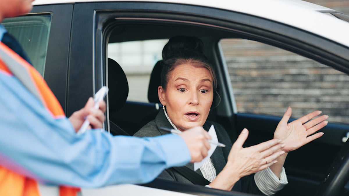 Une automobiliste verbalis&eacute;e