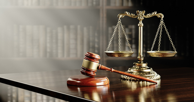 Le marteau de la justice