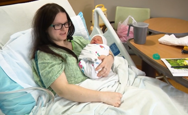 La maman et son b&eacute;b&eacute;