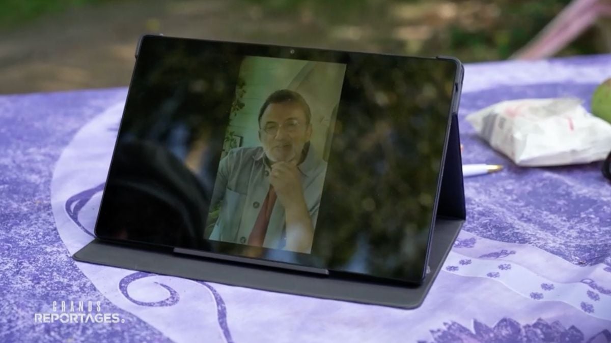 Message vid&eacute;o envoy&eacute; par Fr&eacute;d&eacute;ric Lopez &agrave; une victime d'un brouteur