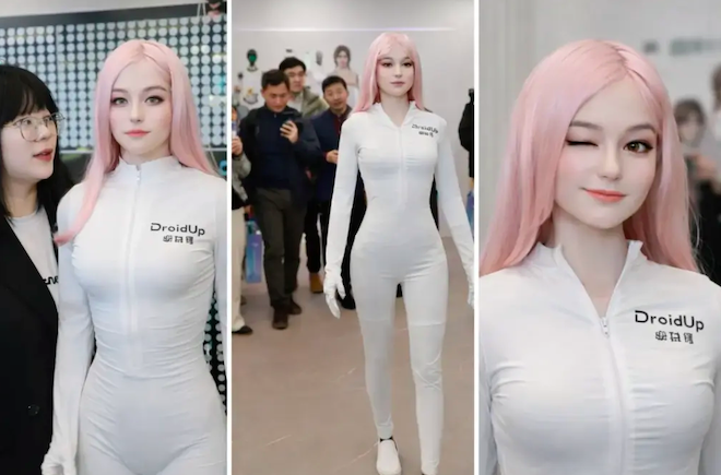 Moya, le robot con&ccedil;u par DroidUp