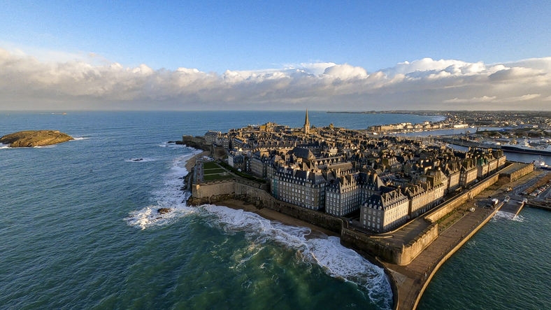 Ville de Saint-Malo en Bretagne