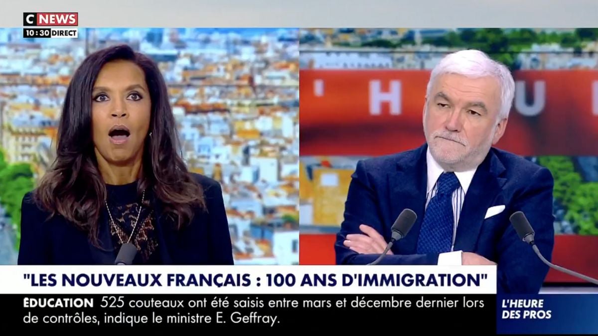 Karine le Marchand invit&eacute;e de Pascal Praud sur CNews le 9 f&eacute;vrier