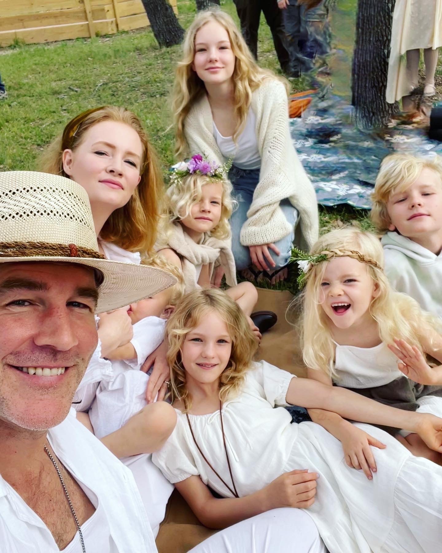 James Van Der Beek, sa femme Kimberley et leurs 6 enfants