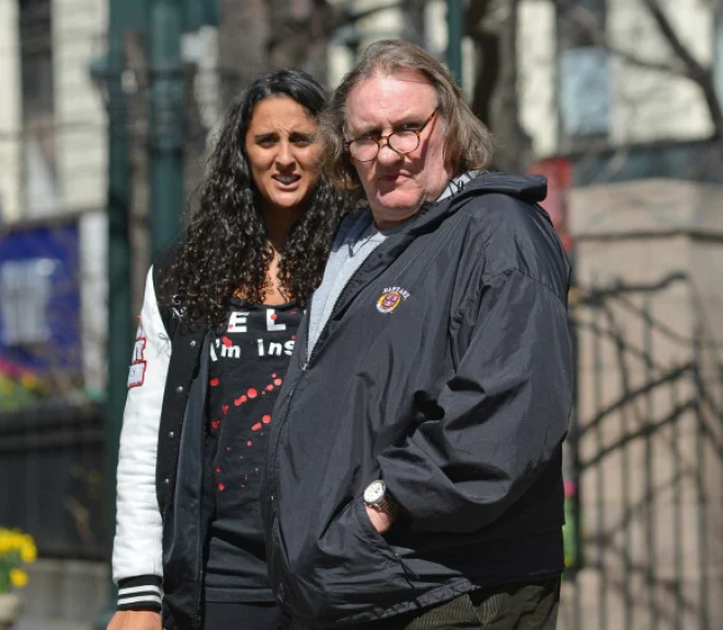 Roxane et G&eacute;rard Depardieu