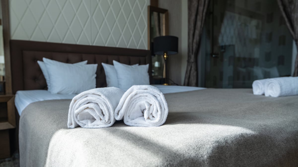 Une chambre d'h&ocirc;tel