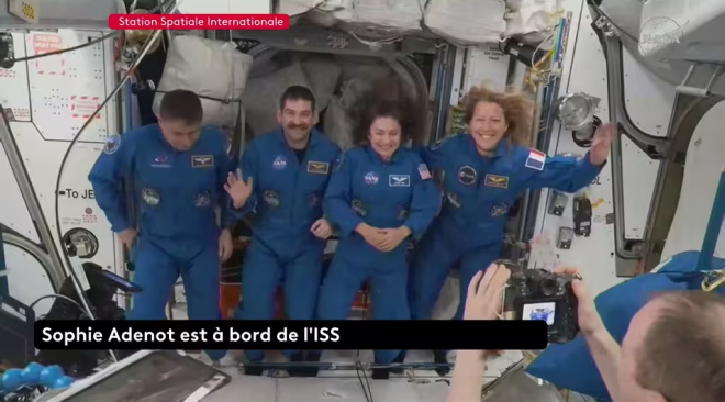Les astronautes dans l'ISS