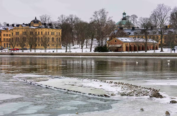 Une &eacute;pave au coeur de Stockholm