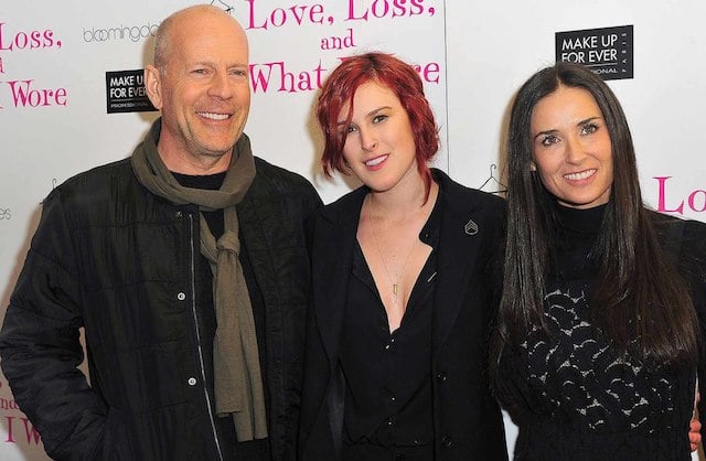 Rumer Willis et ses parents, Bruce Willis et Demi Moore 
