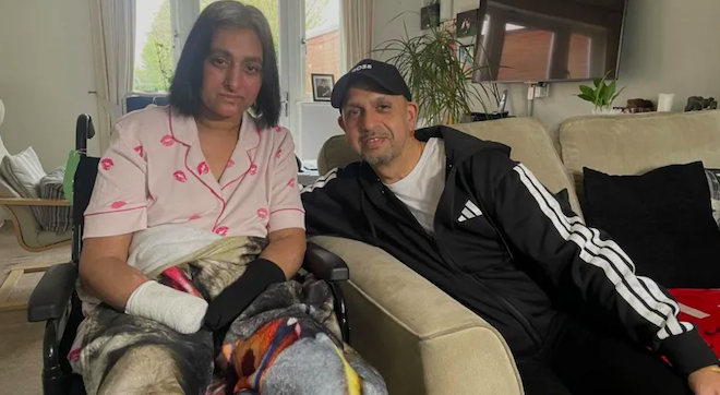 Manjit Sangha et son mari