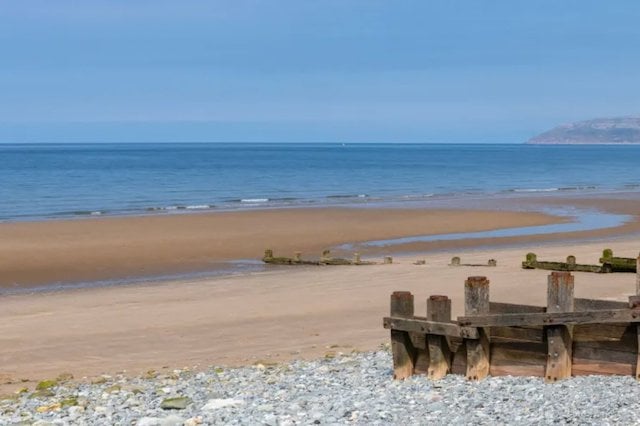La plage de Pensarn, &agrave; Abergele (Pays de Galles)