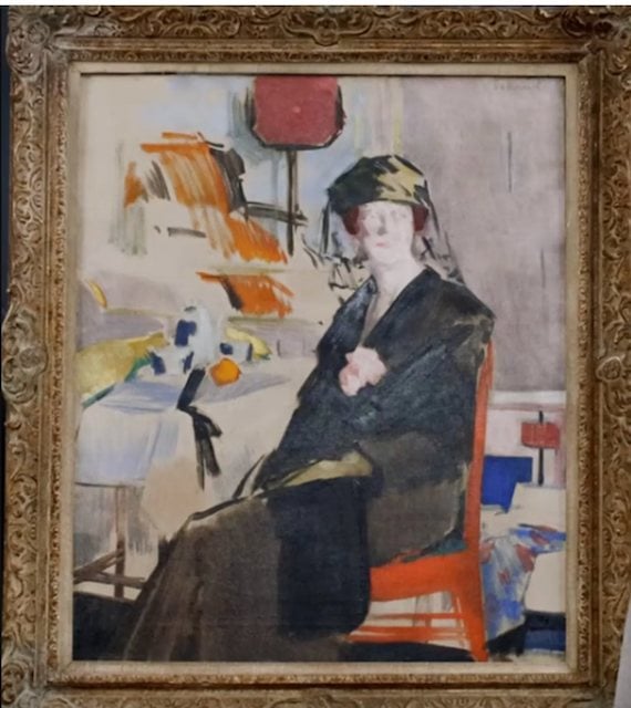 Interior: The Lady in Black