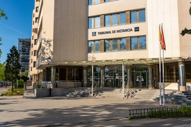 Fa&ccedil;ade d'un tribunal espagnol