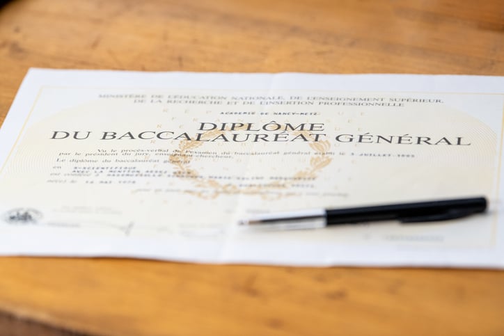 Le dipl&ocirc;me du baccalaur&eacute;at