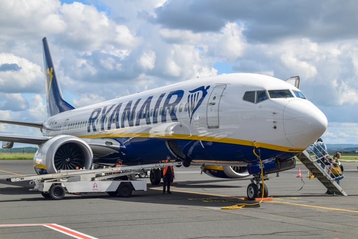 Un avion Ryanair