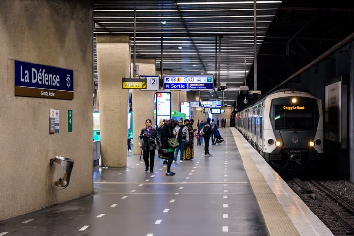 Le quai du RER