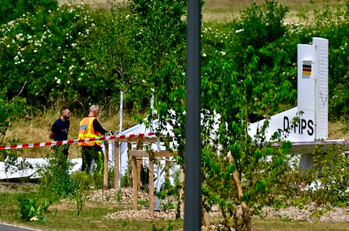 Le site de l'accident