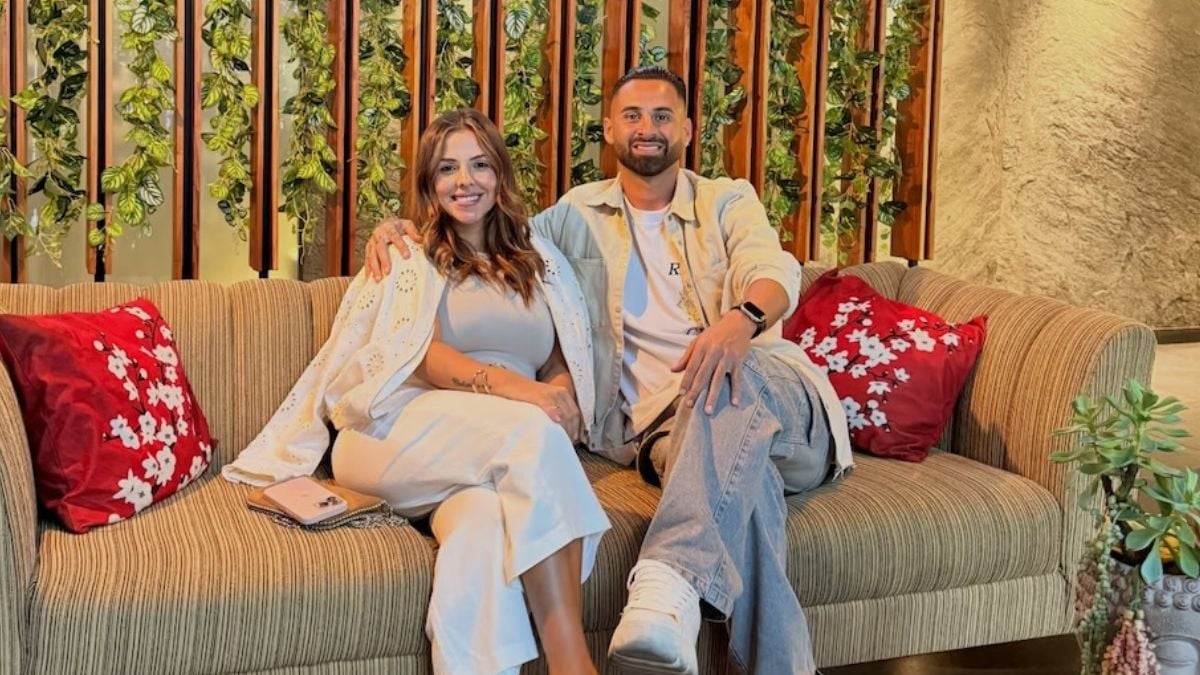 Le footballeur argentin Lucas Trejo et son &eacute;pouse Yanina, d&eacute;c&eacute;d&eacute;e
