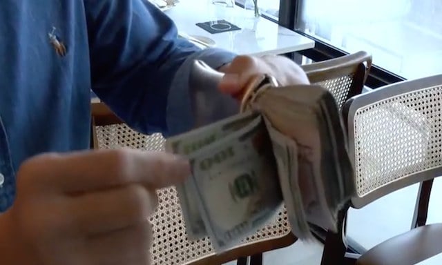 La liasse de billets