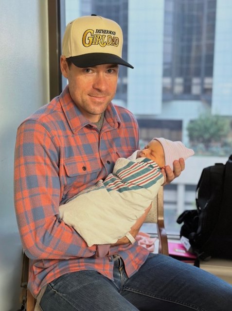 Jordan Stannard et sa deuxi&egrave;me fille 