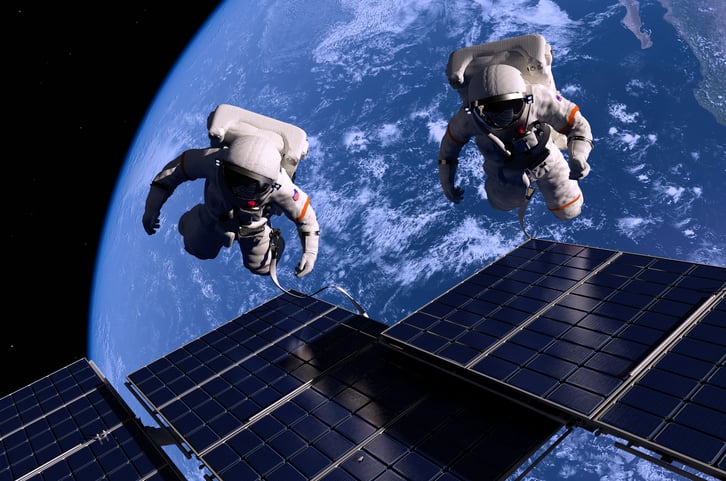 Des astronautes