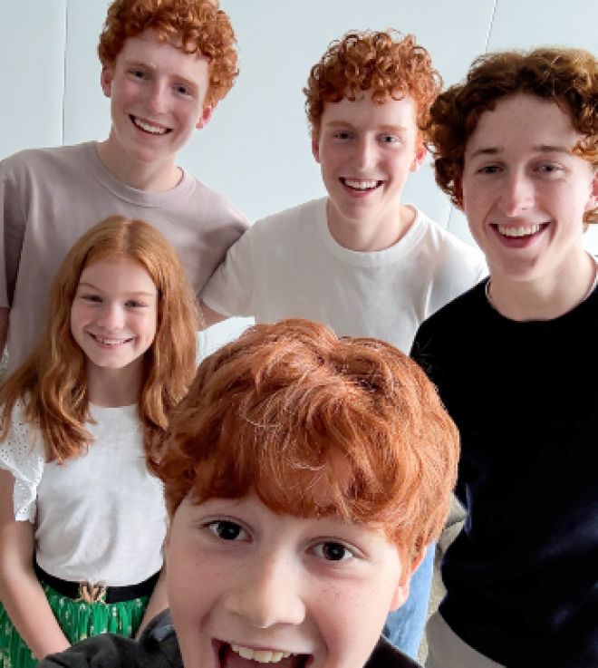 Les acteurs de la famille Weasley dans "Harry Potter"