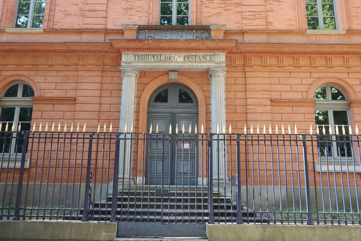 Fa&ccedil;ade de palais de justice de Toulouse