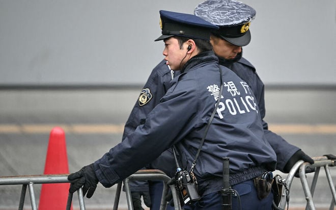 La police japonaise