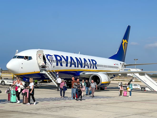 Un avion de la compagnie Ryanair