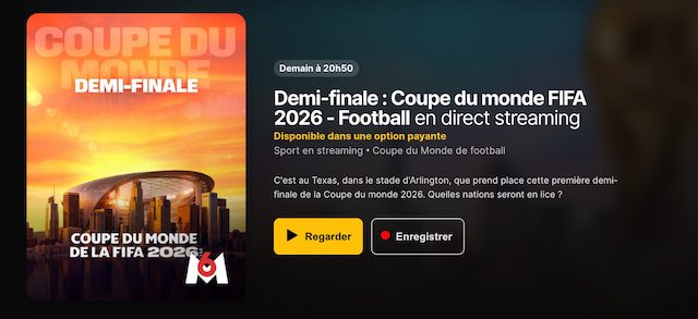 Capture d'&eacute;cran Molotov 