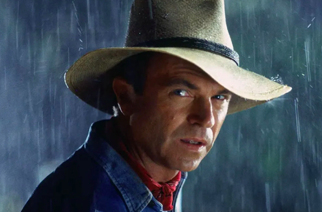 Sam Neill dans Jurassic Park