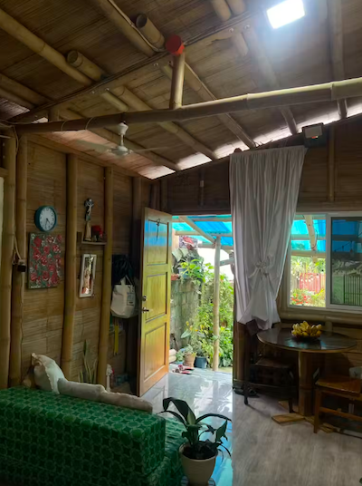 Des maisons en bambou
