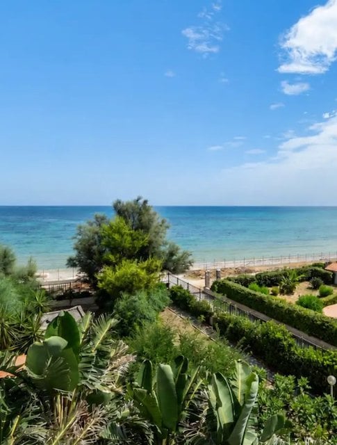 Vue de la villa