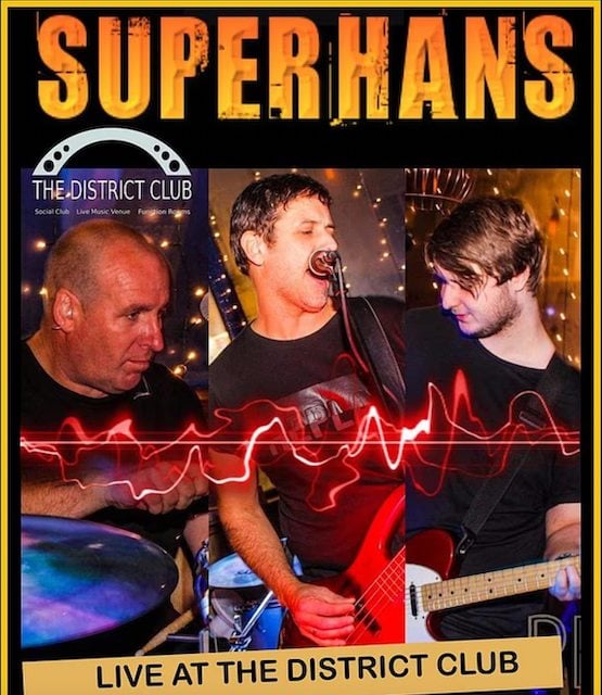 Le groupe de musique SuperHans