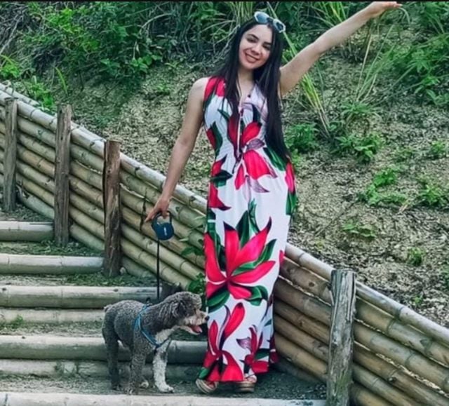 Lenny Ruiz et son chien Salomon 