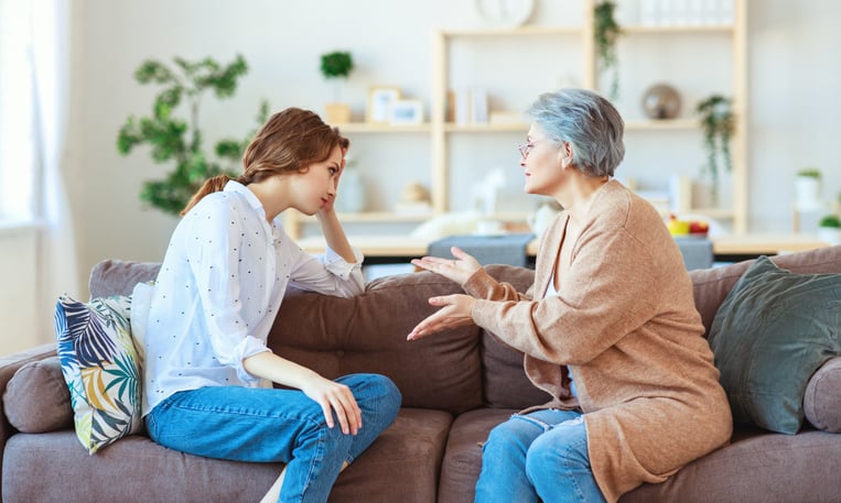 Un conflit entre une m&egrave;re et sa fille
