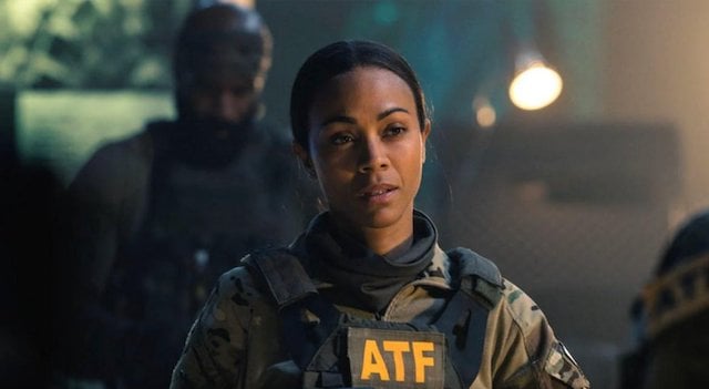 Zoe Salda&ntilde;a dans la s&eacute;rie Op&eacute;rations Sp&eacute;ciales: Lioness