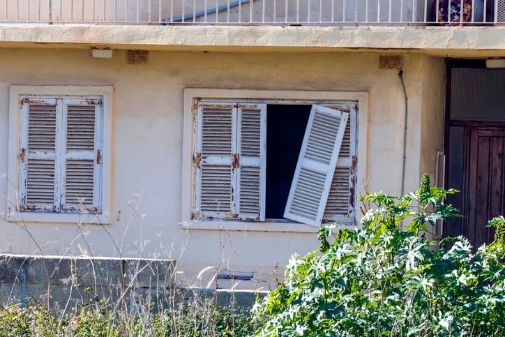 Une maison abandonn&eacute;e