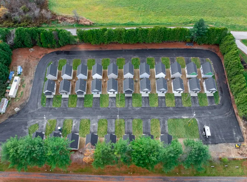 Le quartier de Randall Park, &agrave; Bangor, dans le Maine