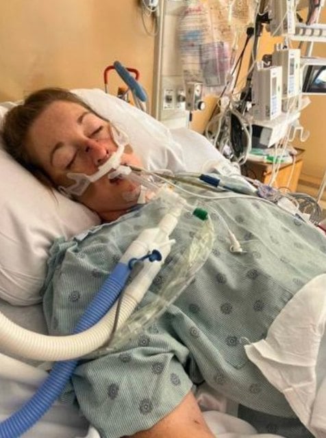 Ashley Taunton &agrave; l'h&ocirc;pital