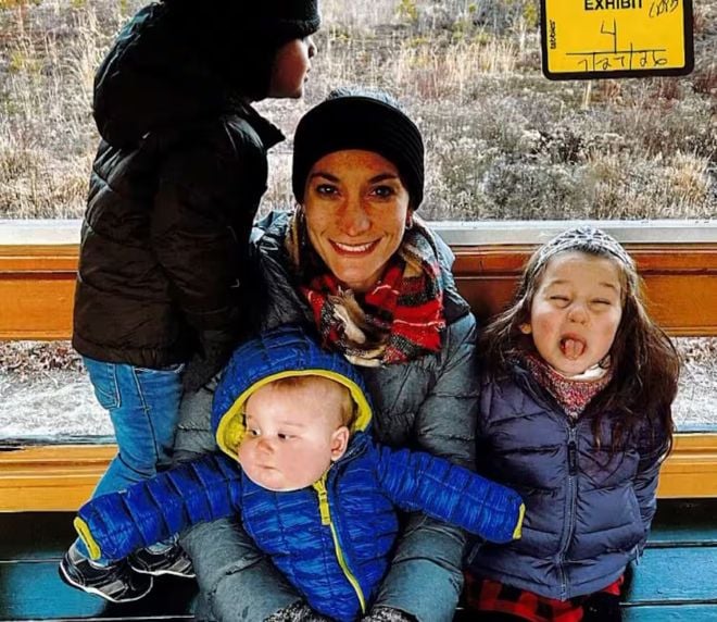 Lindsay Clancy et ses enfants