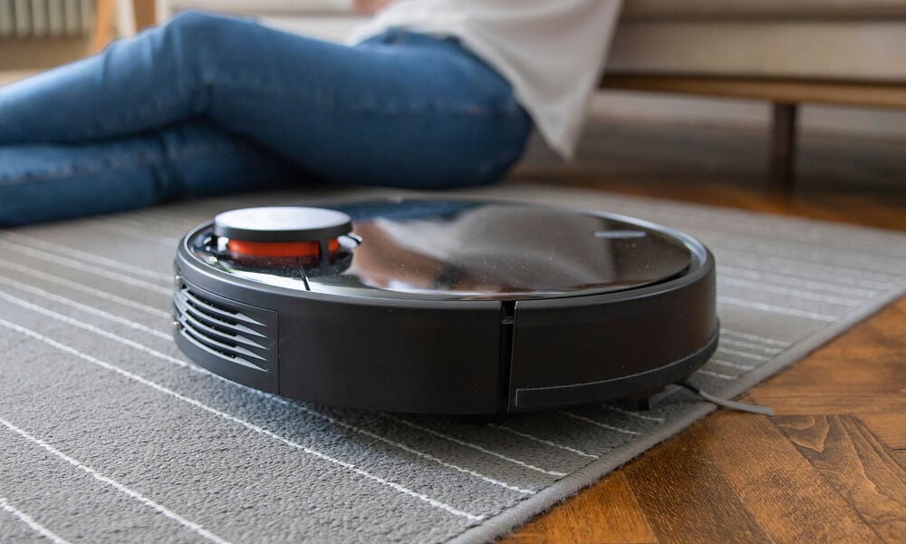 Un robot aspirateur